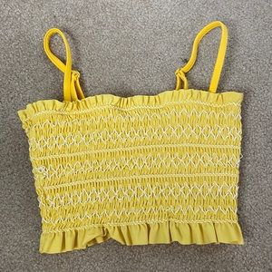Yellow Bikini Top